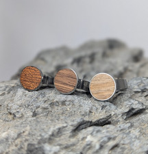 Schmuck Ring Echtholz