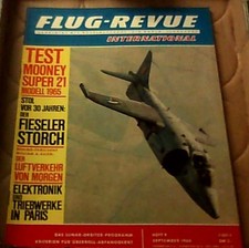 Flug-Revue International 09/1965 vereinigt mit Weltluftfahrt Air World Flugsport