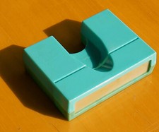 3-D Bildbetrachter aus den 1950er-Jahren mit 3-D Bildern Kunststoff Museumsstück