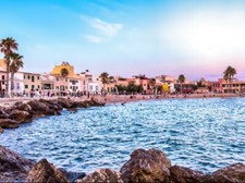 Wandbild Foto - Platja d'es