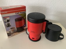Krups Café Voyager, Reise- o. Camping-Kaffeemaschine, rot, komplett, OVP