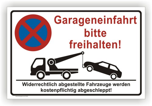 Garageneinfahrt bitte