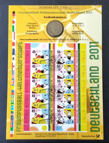 Brd deutschland numisblatt - brd,