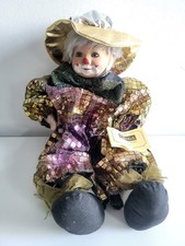 Porzellan Clown Puppe 80er
