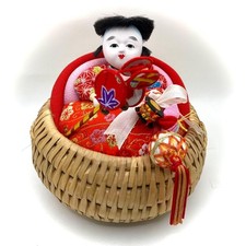 Japanische Vintage Ejiko Izumeko Puppe, Showa Retro Volkskunst,...