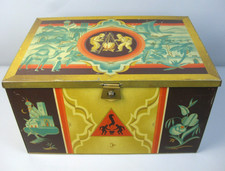 alte Kaffeedose Siedentopf Kaffee Bremen lithografiert Blechdose Blechkiste