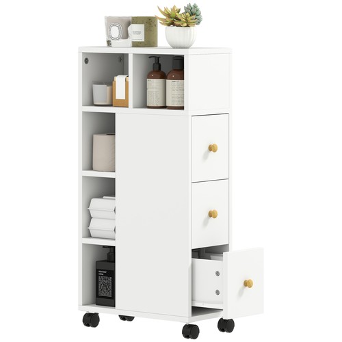 Badezimmerschrank schmal mit - schmal, 4