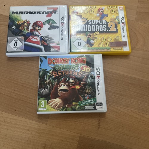 Nintendo 3ds spielesammlung - 3x,