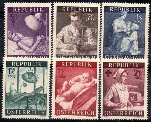 österreich 1954 999 - mi., 999-1004