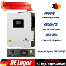 6KW Solar Wechselrichter Hybrid Off Grid 6000W MPPT 230V ohne Batterie Inverter