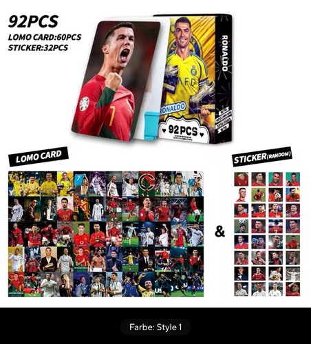 92er fußball star - karten, set