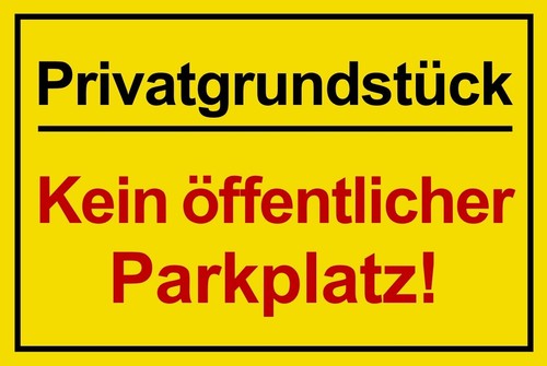 Privatgrundstück kein - ⭐,