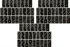 3 Dominospiele Dominosteine in