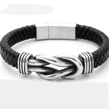 Men's Stainless Steel 8" Black