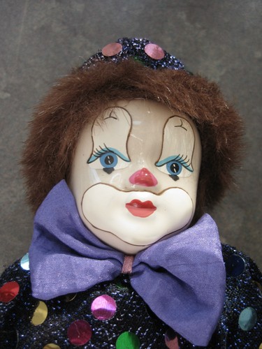 Künstlerpuppe clown tati - künstlerpuppe,