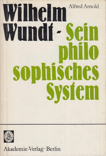 Buch wilhelm wundt arnold - buch:, wundt,
