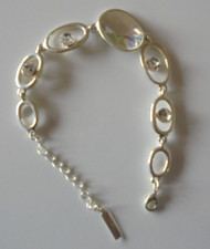 Senso Di Donna Armband Schmuck  silber verstellbar gestempelt Länge 24 cm Nr.46