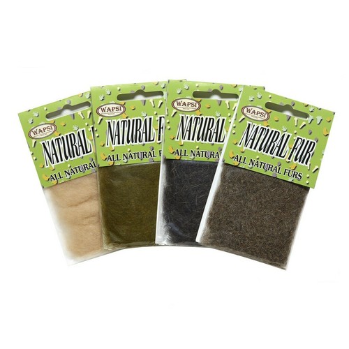 Natural fur dubbing wapsi usa - natural,