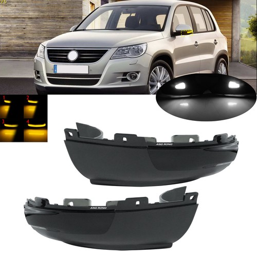 Schwarz led spiegelblinker - 2x,
