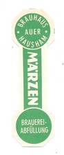 Bieretikett Brauhaus Auer