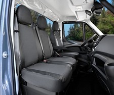 Sitzbezüge VIVA Stoff mit Kunstleder geeignet für Iveco Daily ab 2014 für Kleint