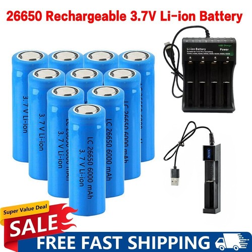 4pcs 26650 6000mah - 4pcs,
