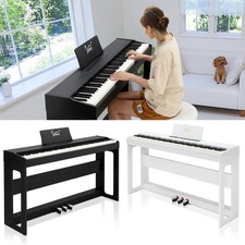 88 Tasten Digitalpiano Elektrisches Klavier Keyboard 3-Pedal Ständer USB MIDI
