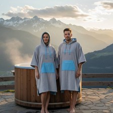Badeponcho Unisex aus 100%
