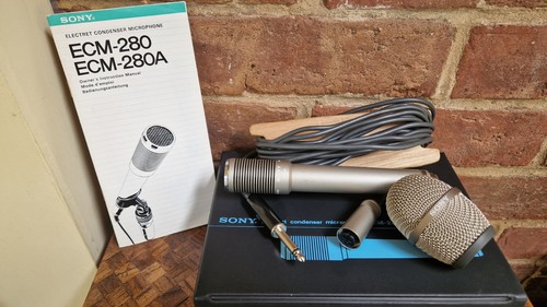 Vintage sony ecm 280 elektret - sony, ecm-280