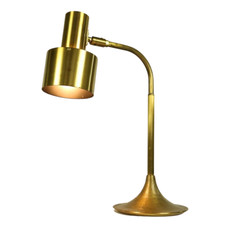 Tisch Leuchte Messing Strahler