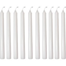 Kerzen weiß Stabkerzen
