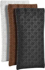 Weiches PU Leder Brillenetui Sonnenbrillen Etui Gemustert Schutzhülle