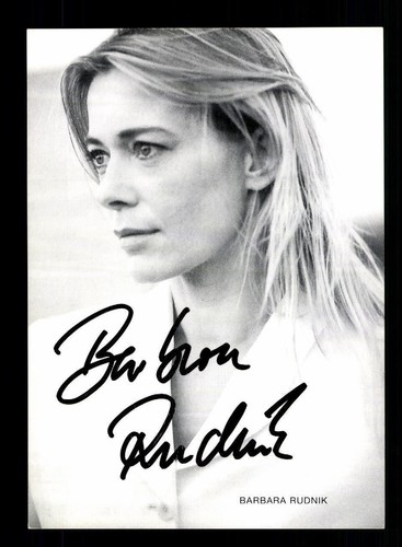 Barbara rudnik autogrammkarte - barbara,