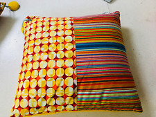 taj Wood & Scherer Dekokissen bunt Streifen Retromuster 30 cm x 30 cm  unbenutzt