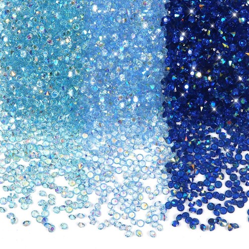 Acryl kristalle tischdeko - kristalle, blau