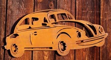 Edelrost Wandbild VW-Käfer