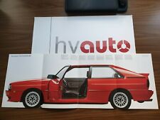 Original Audi Quattro Urquattro 2,2 10V 200 PS Pressemappe Verkaufsprospekt 1987