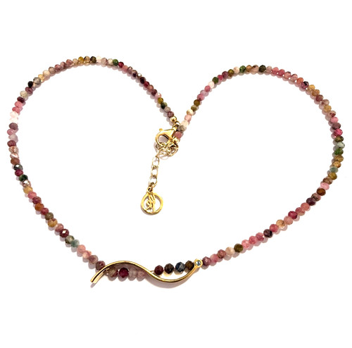 Yvette ries edelsteinkette - yvette,