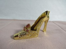 Messing Deko Schuh High Heels