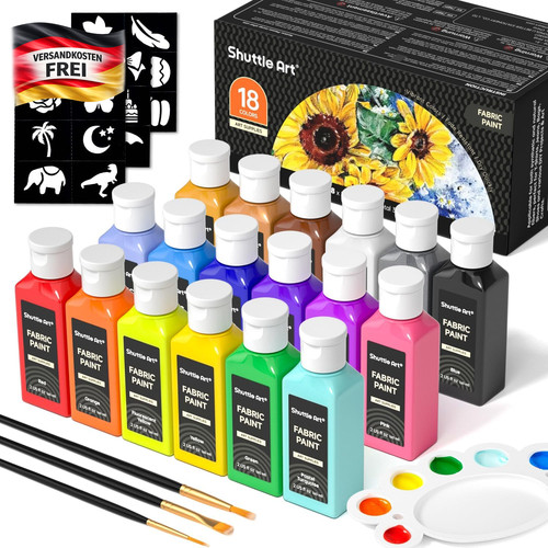 Textilfarben set für kinder - textilfarben,