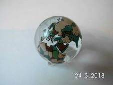 Kristallglaskugel Erde 40mm