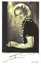 Gretl Theimer    **   Original Unterschrift auf Ross Karte Nr.  N  49