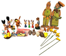 Lot Erzgebirge Osterhase Küken Holzeier Lederohren Hasen Deko Holz Ostern Ei