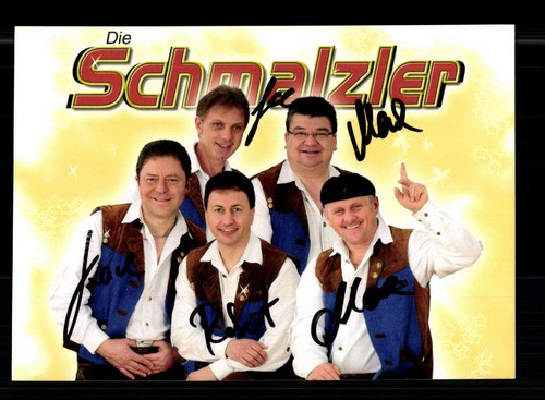 Die schmalzler autogrammkarte - die,