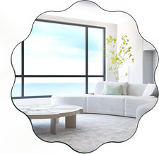 Runder glasspiegel 40cm - glasspiegel,