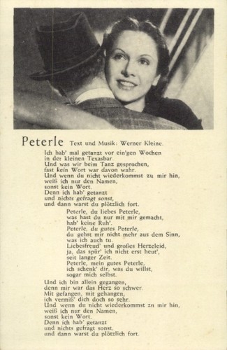 Lied peterle text und - lied, ak