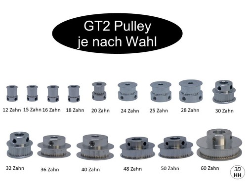 Gt2 15mm breiter pulley - 15mm,