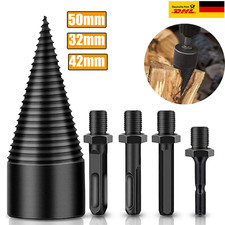 50mm Brennholzbohrer Holzspaltbohrer Holzspalter Kegelspalter Für Bohrmaschine