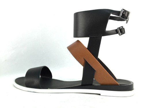 Zara schwarz braune riemchen - schwarz,