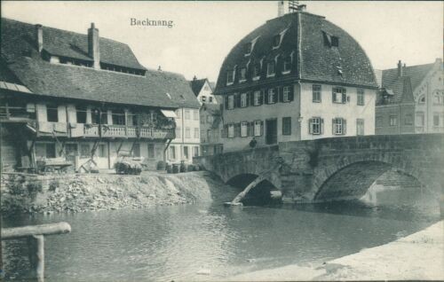 Ansichtskarte backnang 1910 - um,